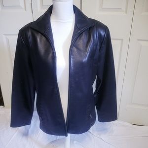 Boston Harbour leather jacket